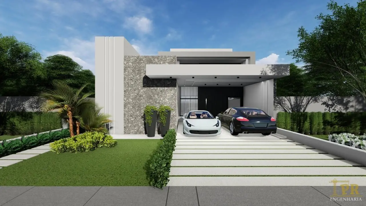 Casa Terrea com 3 Suites no condomínio Terras Alpha 1