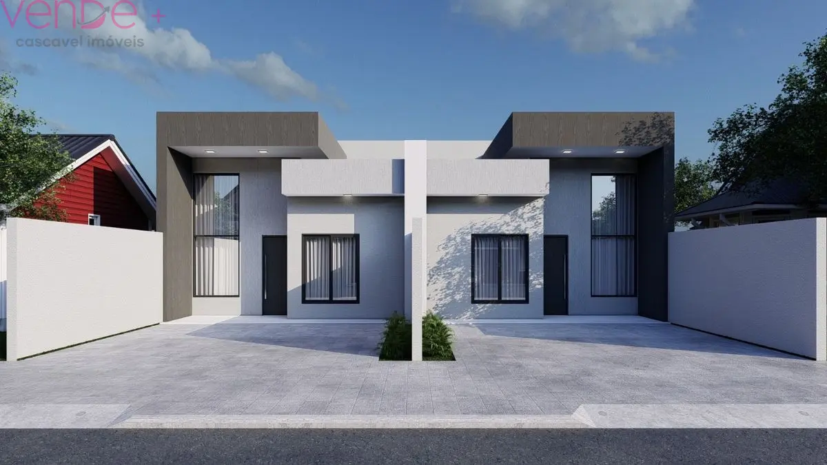 Casa na Planta - 2 Quartos + 1 Suíte - Imagem 1
