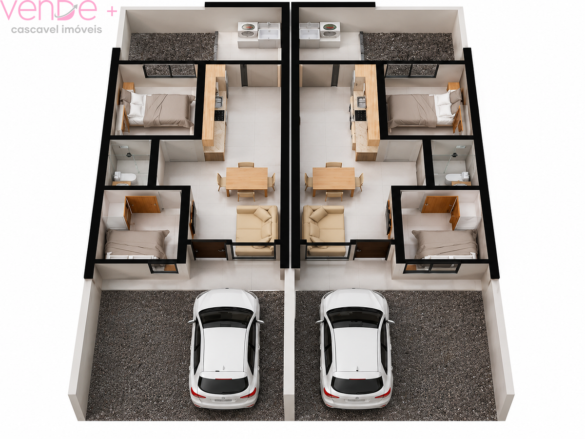 Casa na planta com 2 quartos no bairro Siena.  - foto 5
