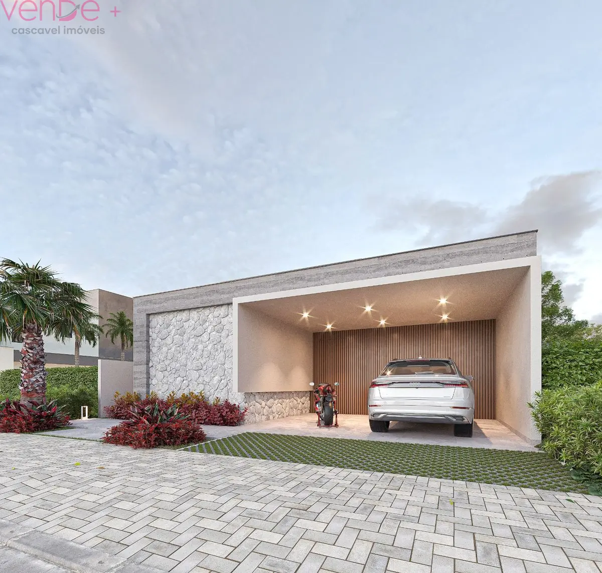 Casa térrea com 3 suítes e jacuzzi no Condomínio Vitality